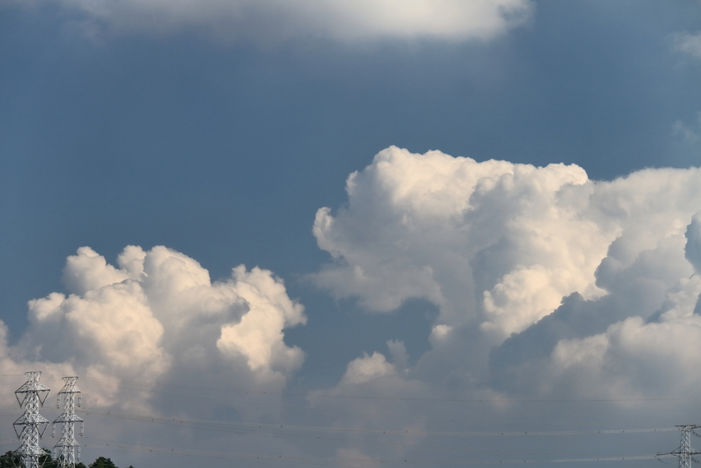 晴れたら夏の雲１