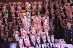 羽子板市風景２