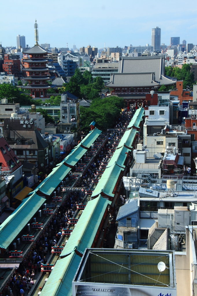 浅草寺遠景