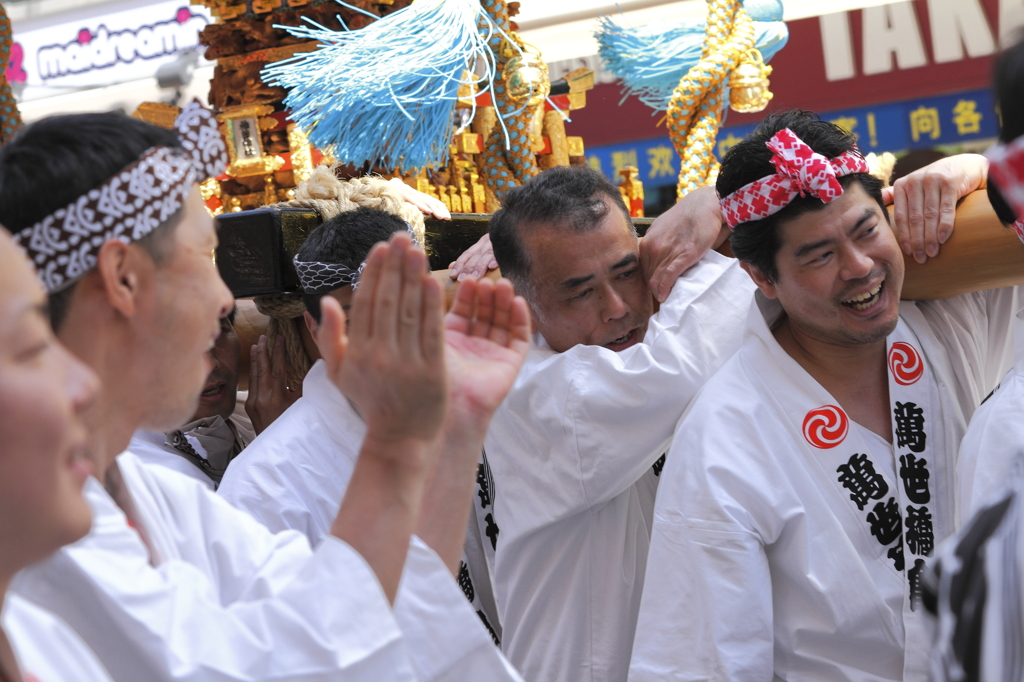 祭りの笑顔２