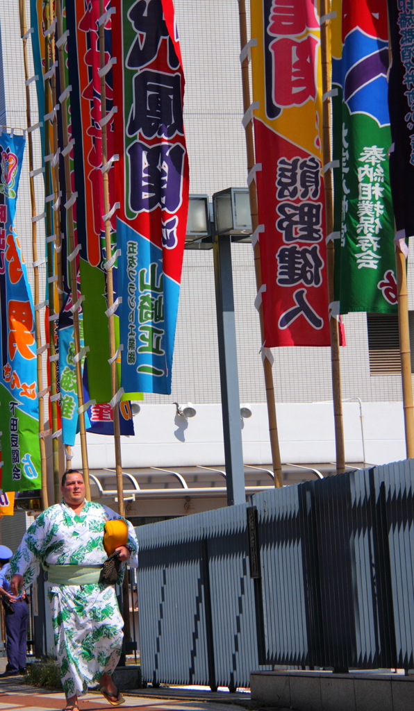 お相撲さんが歩く街２