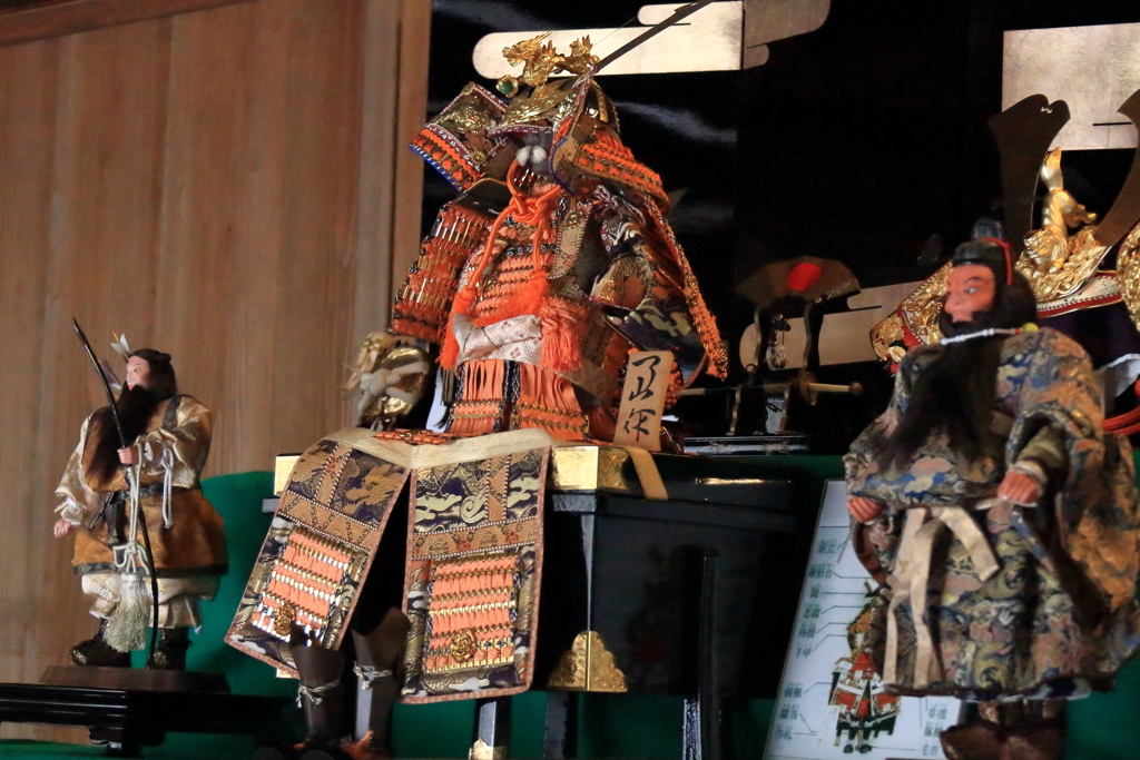 古民家に５月人形