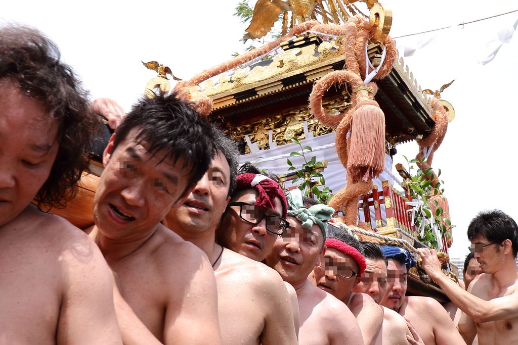 神輿の男達２