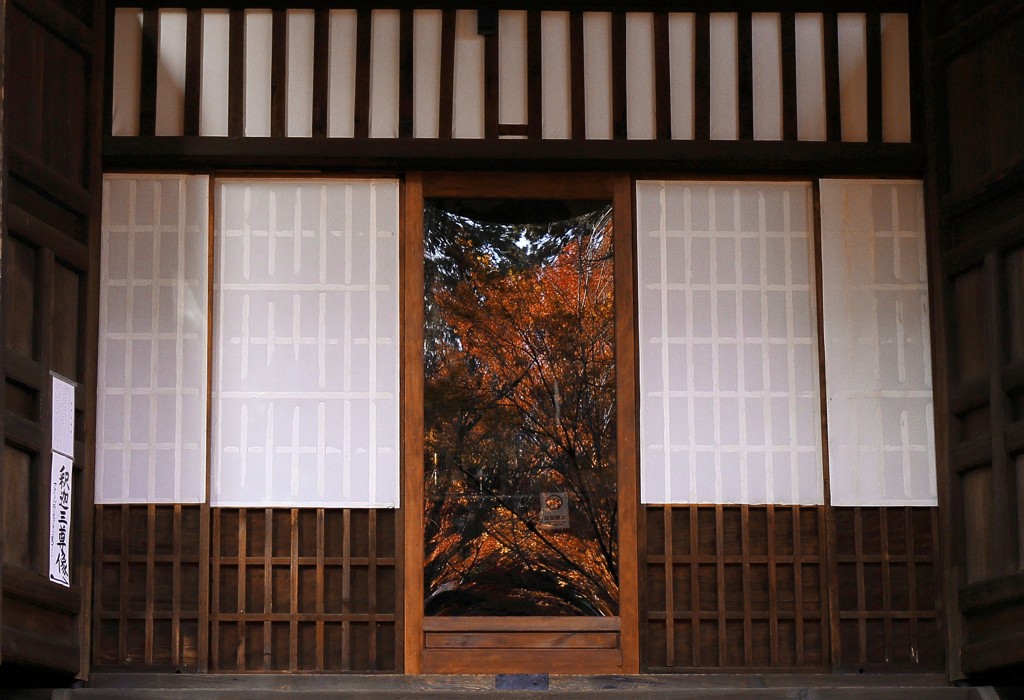 窓ガラスの秋