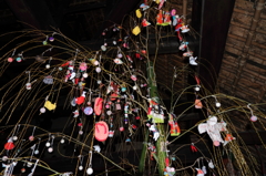 古民家の正月飾り