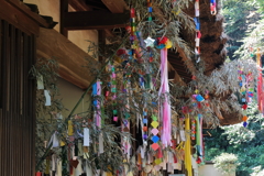 軒先の七夕