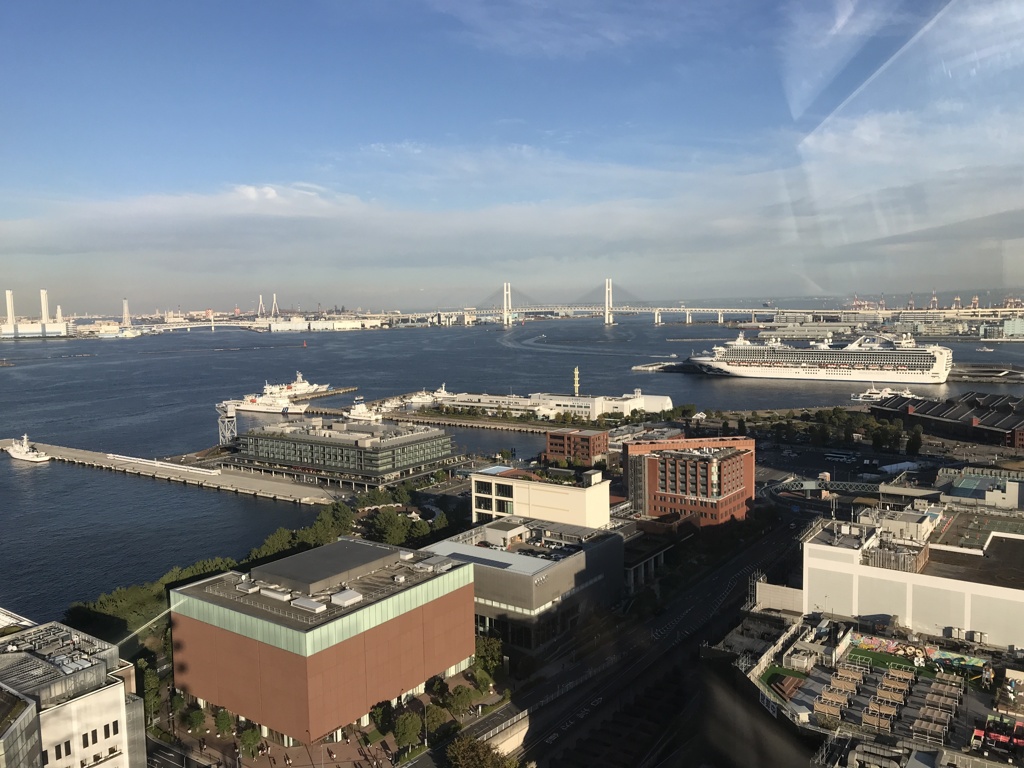 横浜港眺望