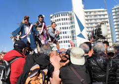 新成人を祝う２