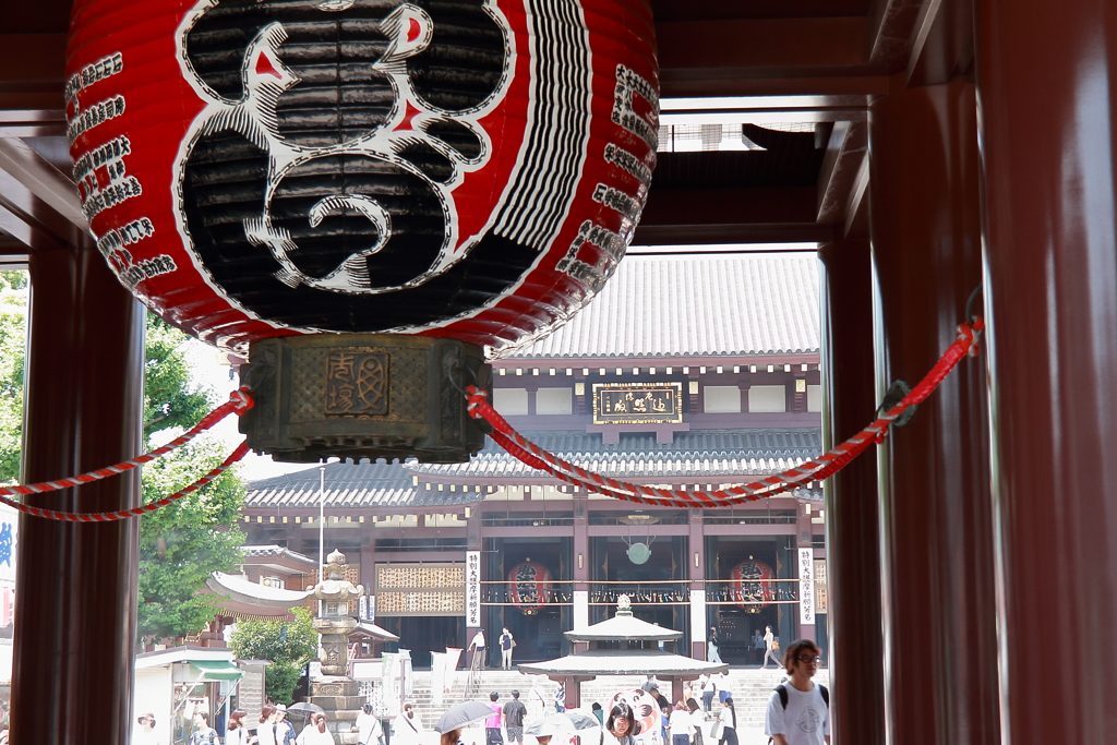 大山門より本堂