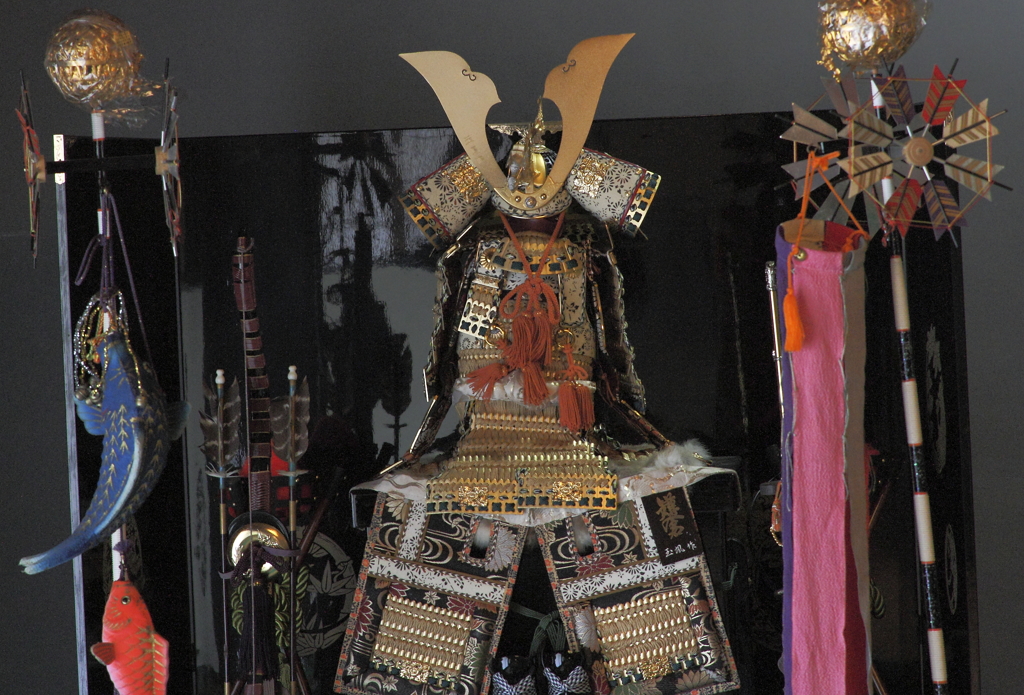 古民家の五月人形　４