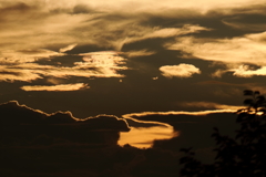 夏空暮色・積乱雲２