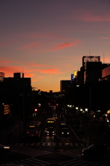 夜景手持ち撮影（堺東駅前）