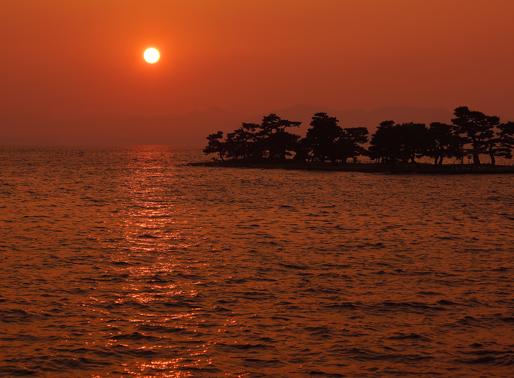 山陰の夕景