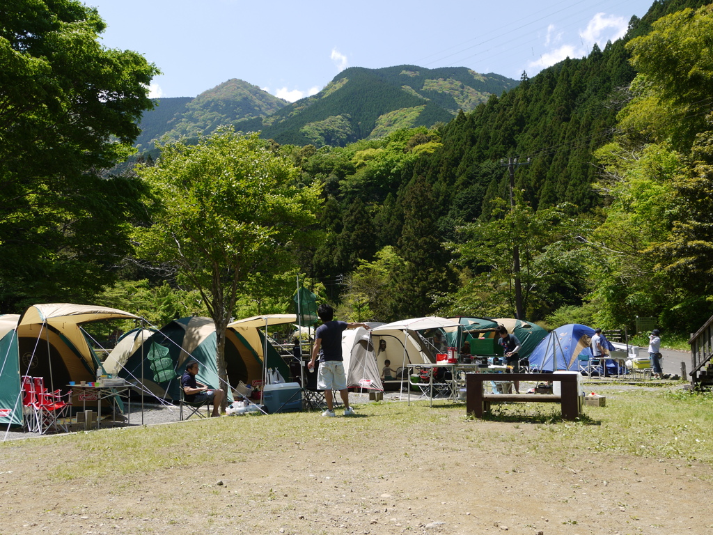 キャンプの季節