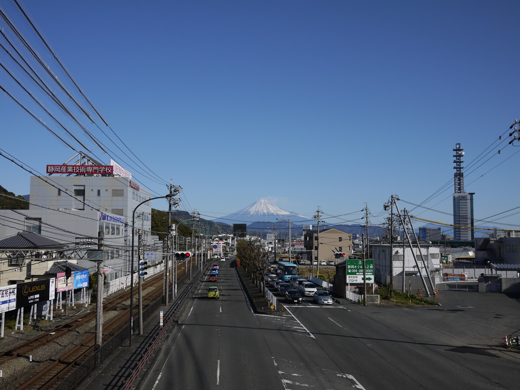  静岡市柚木からの元旦の富士