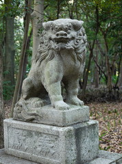 護国神社の狛犬様