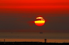 夕陽残照
