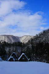 雪の白川郷　2