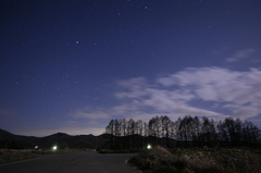 昼間のような星空