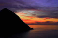 夕日