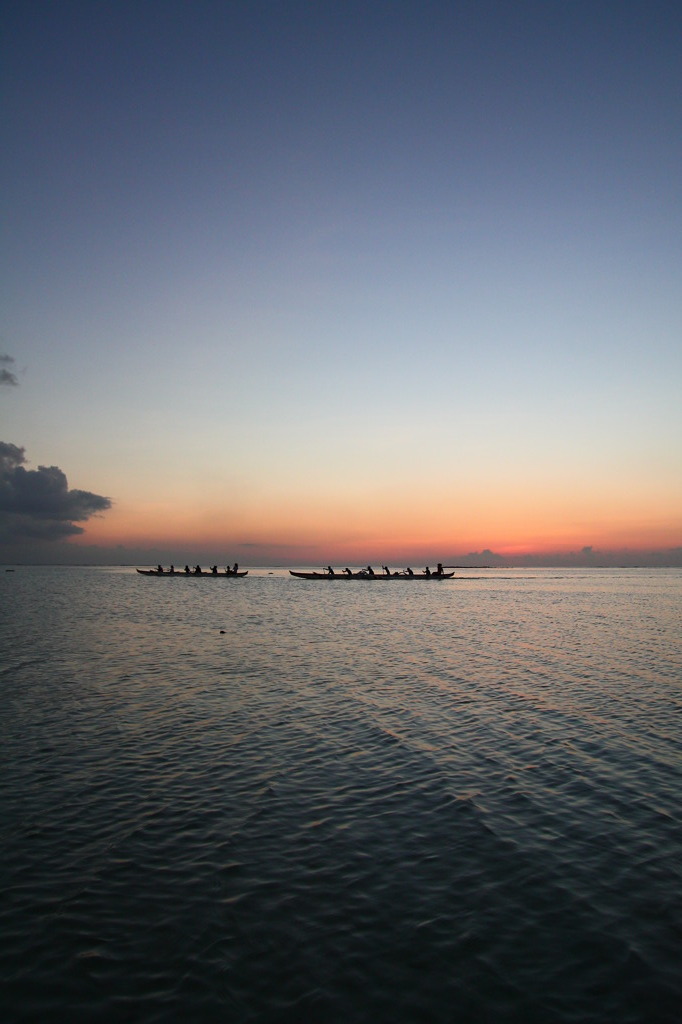 旅先サンセット