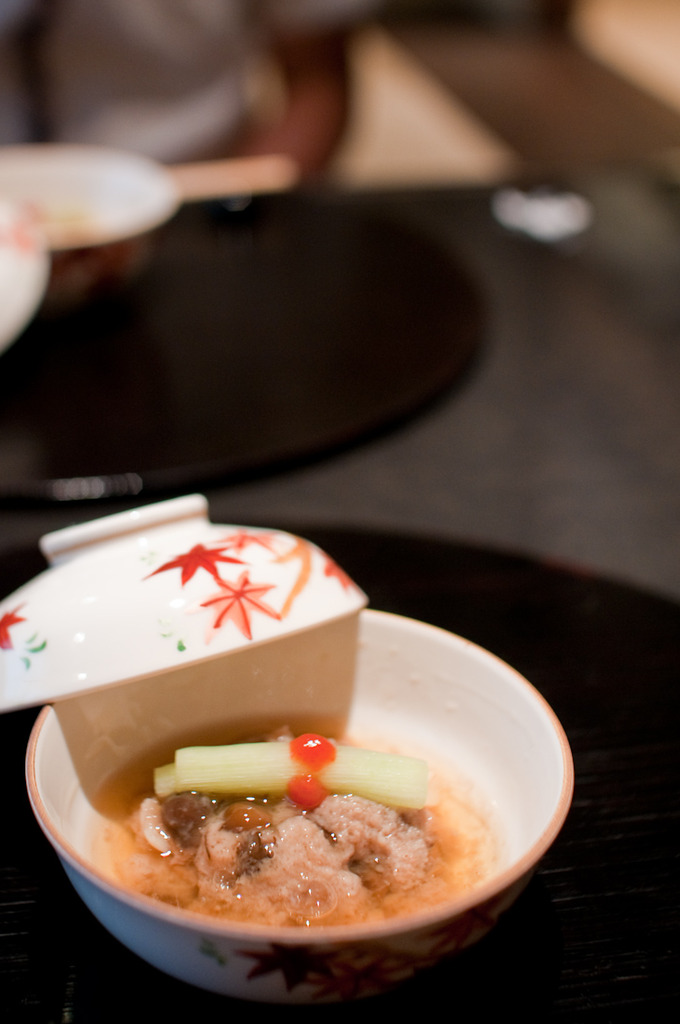 京都　一の傳　京好物の蓮蒸し
