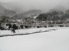 白川郷の何とか橋