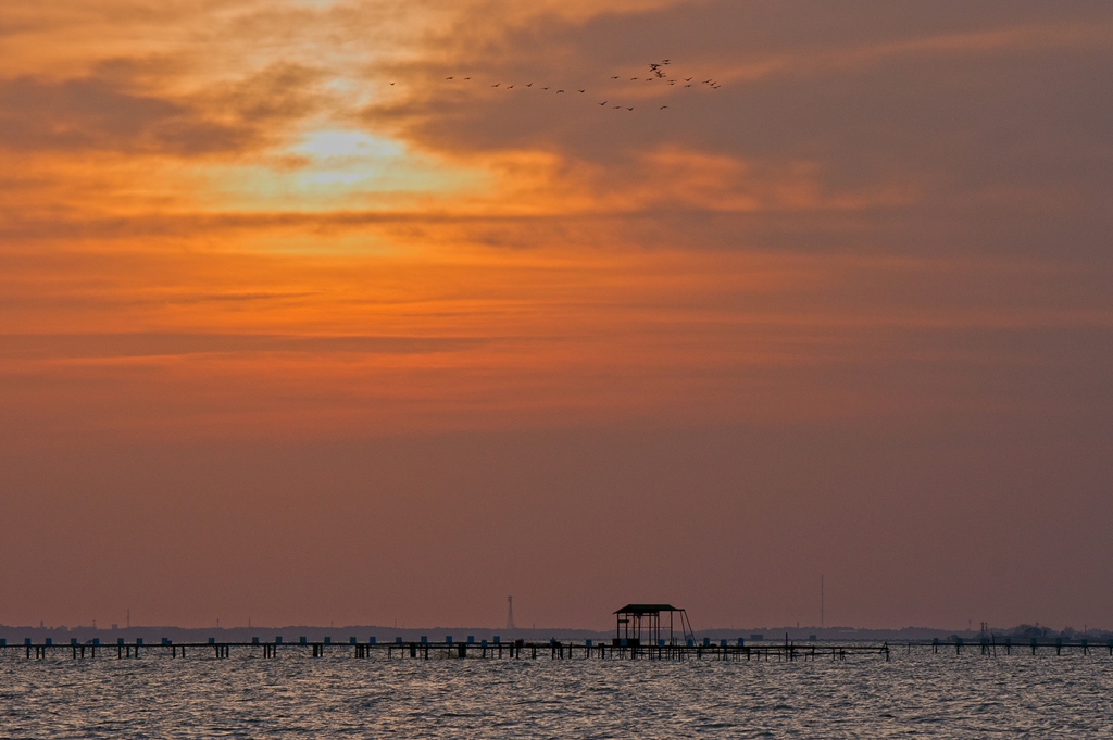 霞ヶ浦・夕景