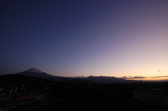 ’10正月夜明けの富士