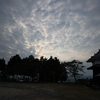 岩村城の夕景