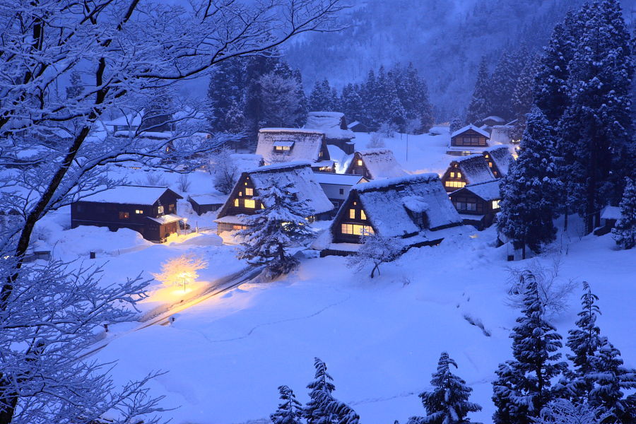 雪明り