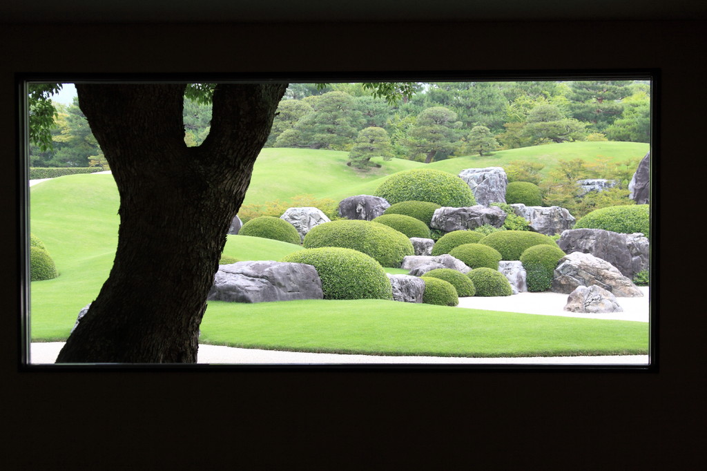 窓から見える風景