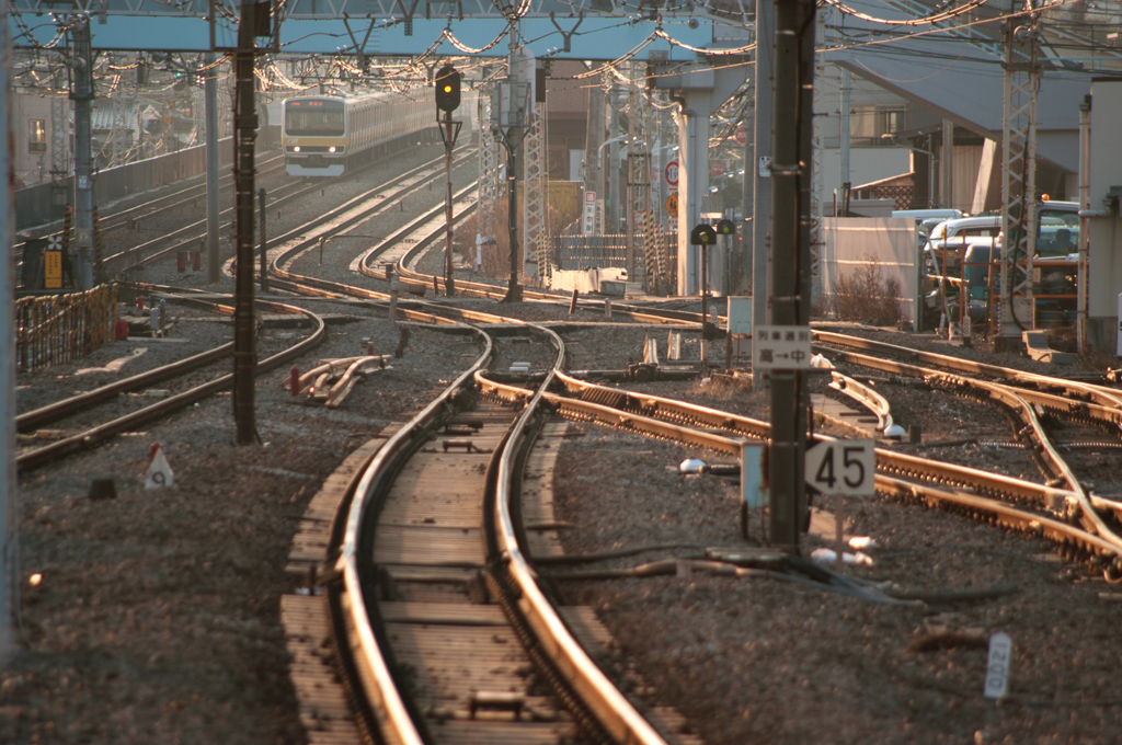 中野駅2010年2月20日16時25分