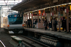 中野駅　昭和の雰囲気