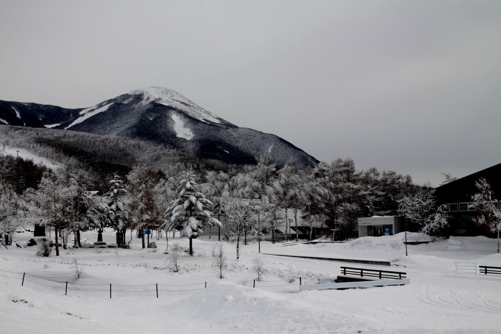 真冬の蓼科山