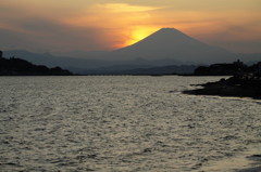 入り日の富士－４
