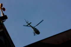 レインボーブリッジ上空