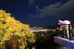 夜景と人