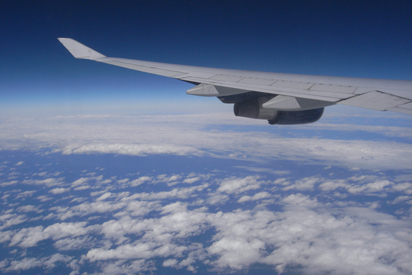 上空から…