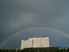虹につつまれて