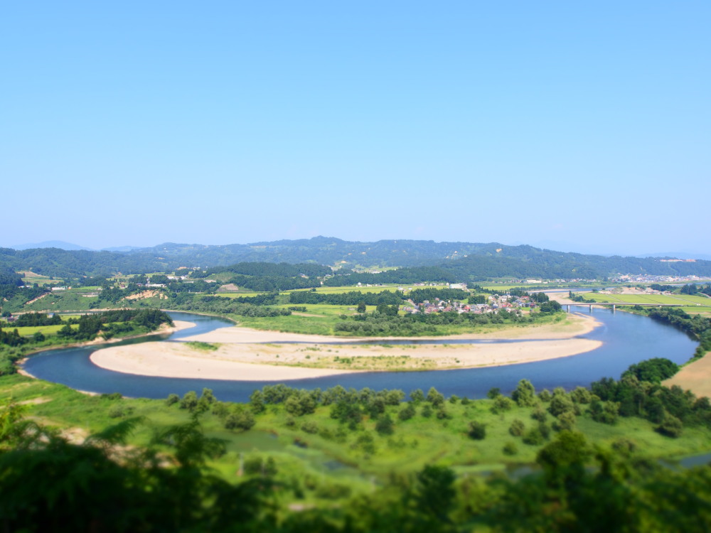 信濃川蛇行