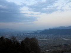 千曲川展望台から