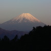 夕焼けの富士