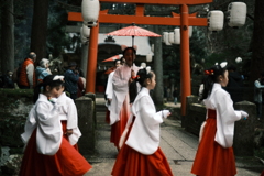 春告げる初午大祭の白狐