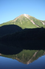 焼岳と大正池