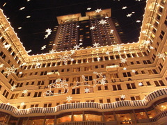 クリスマスのペニンシュラホテル（香港）