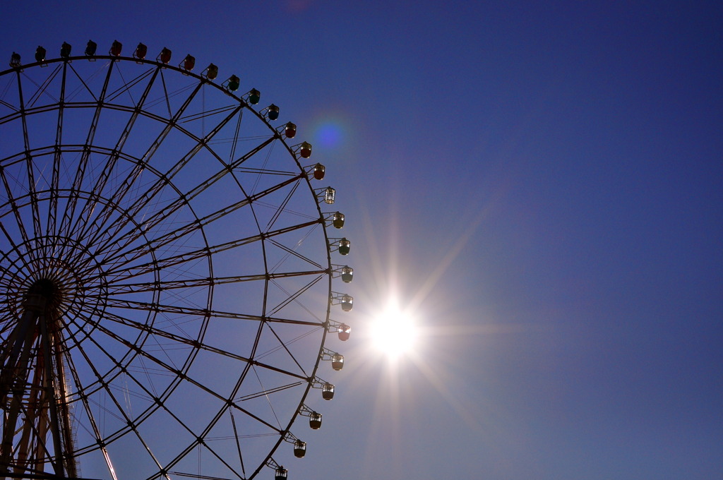 First Sunrise & Ferris Wheel