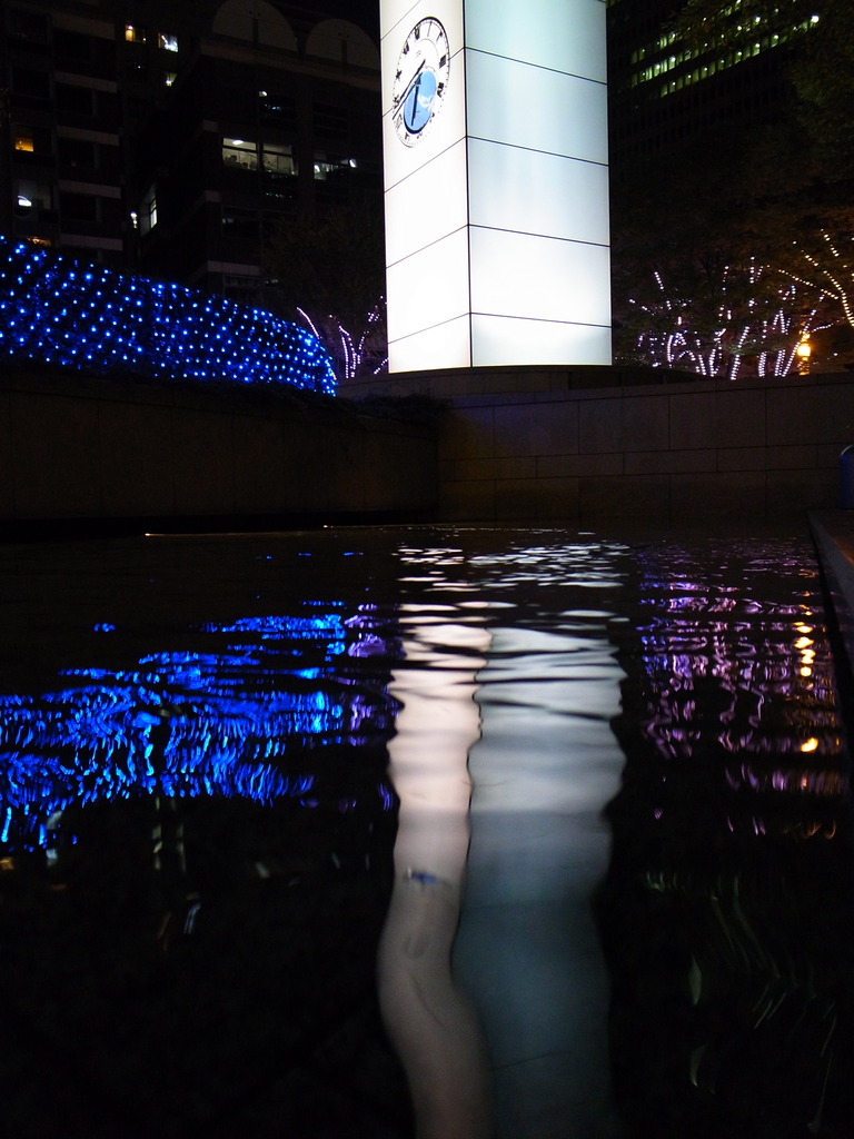 水面のイルミネーション２