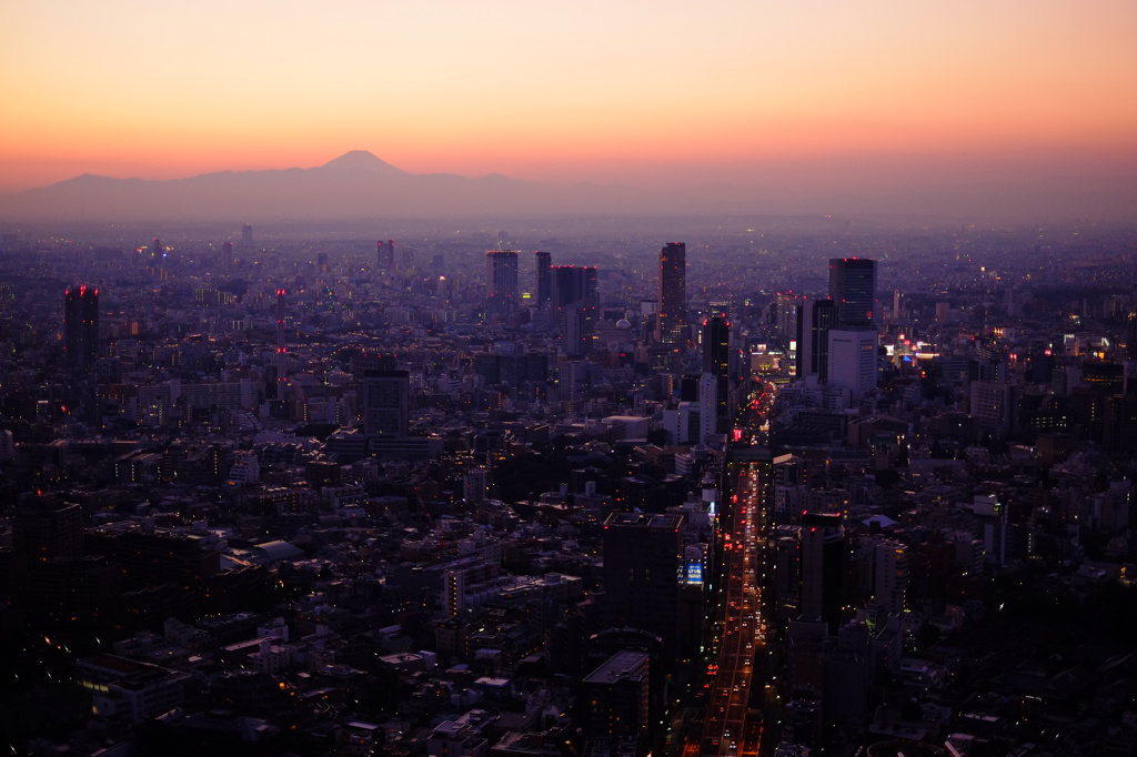 Sunset of New Year's Eve 2