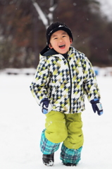 雪遊び　楽しい！！